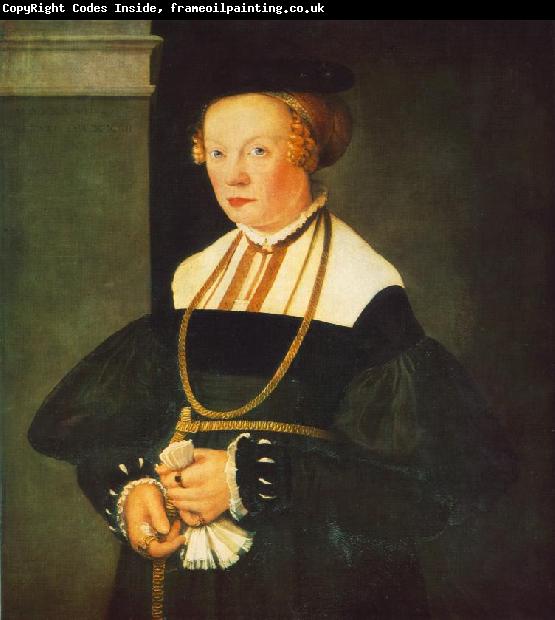 AMBERGER, Christoph Portrait of Felicitas Seiler